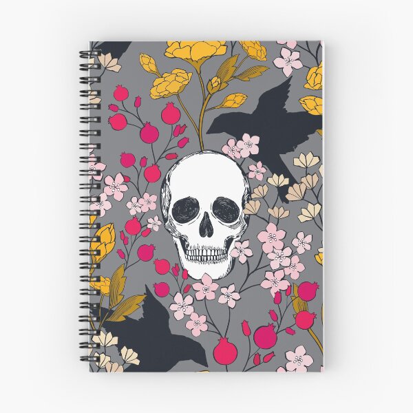 Item preview, The Garden of Skulls Repeat {Ruby/Stone} designed and sold by Cecilia Mok.