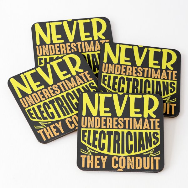 Item preview, Never underestimate electricians they conduit designed and sold by Grinover.