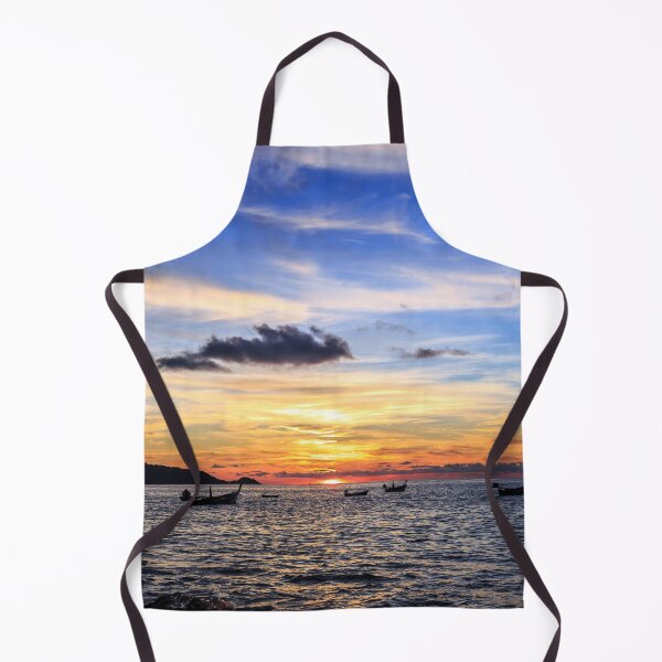 Item preview, Dramatic Sunset with local boat in Thailand designed and sold by photo123pro.