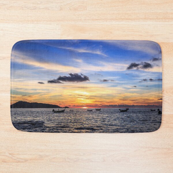 Item preview, Dramatic Sunset with local boat in Thailand designed and sold by photo123pro.