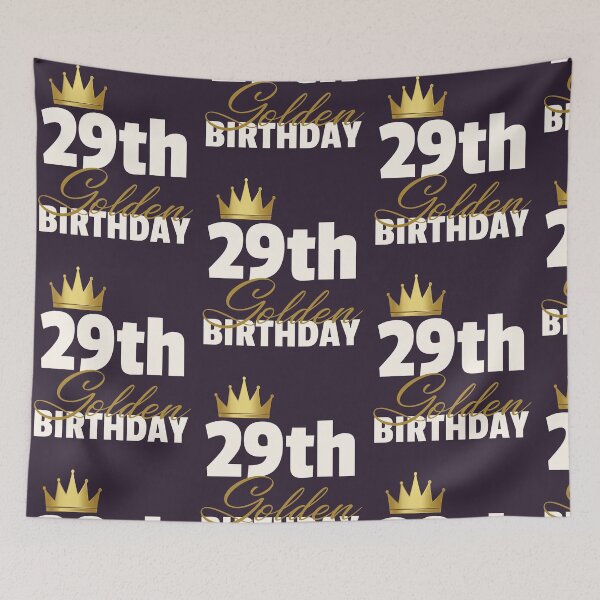 Item preview, 29th Golden Birthday Year Age Crown graphic designed and sold by doodabobs.