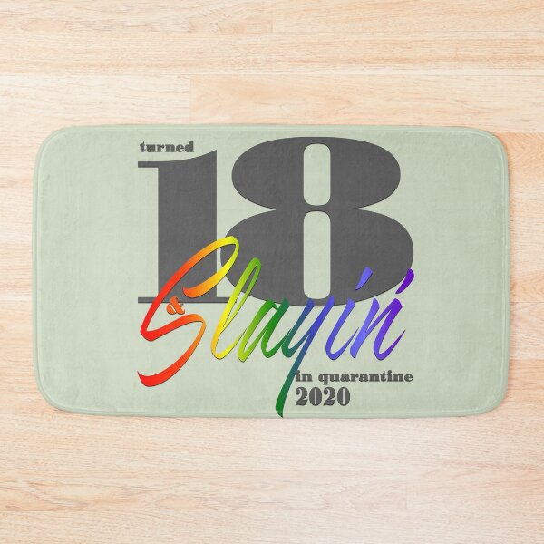 Item preview, OFFICIALLY  A QUARANTEEN - 18TH SLAYIN' BIRTHDAY (green) designed and sold by Cr1sV.
