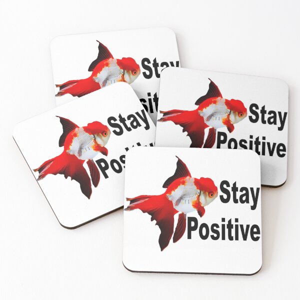 Item preview, Goldfish Stay Positive  designed and sold by GFishy.