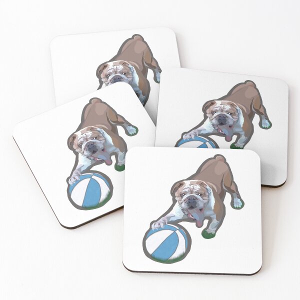 Item preview, Bulldog Boi con pelota designed and sold by JacquelynGrace.