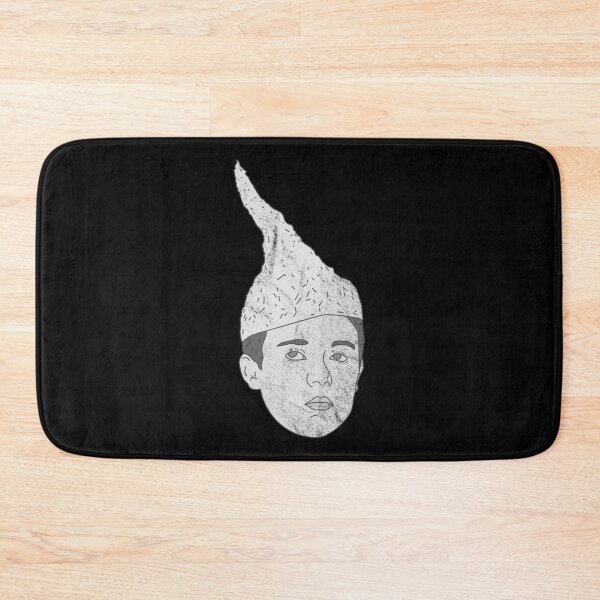 Item preview, Distressed Conspiracy Theorist - B&W Tin-Foil Hat Kid - Hoax designed and sold by DeWinnes.