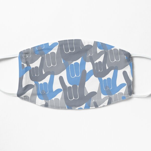 ASL I LOVE YOU BLUE Mask