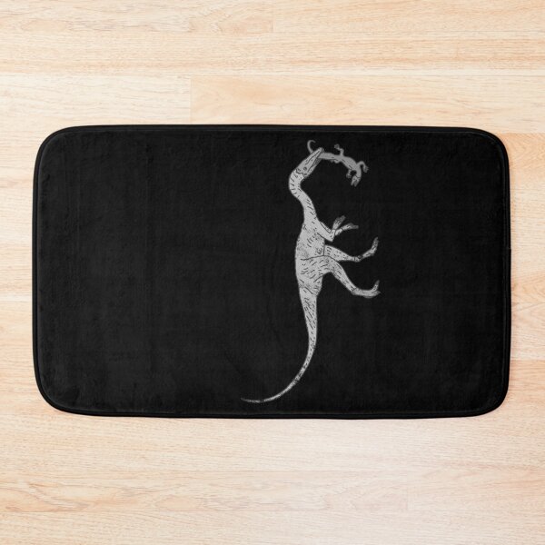 Item preview, Distressed Coelophysis - B&W Dinosaur Species - Reptile designed and sold by DeWinnes.