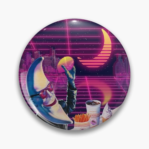 Item preview, Moonday Night 80s Retro Aesthetic Vaporwave  designed and sold by Ratch2929.