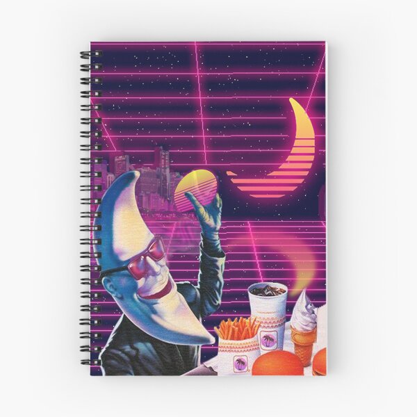 Aperçu de l'œuvre Moonday Night 80s Retro Esthétique Vaporwave créée et vendue par Ratch2929.