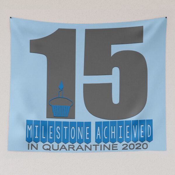 Item preview, OFFICIALLY  A QUARANTEEN - 15TH BIRTHDAY  (blue)  designed and sold by Cr1sV.