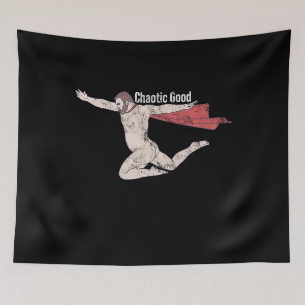 Item preview, Distressed Chaotic Good - Nude Superhero - Roleplaying designed and sold by DeWinnes.