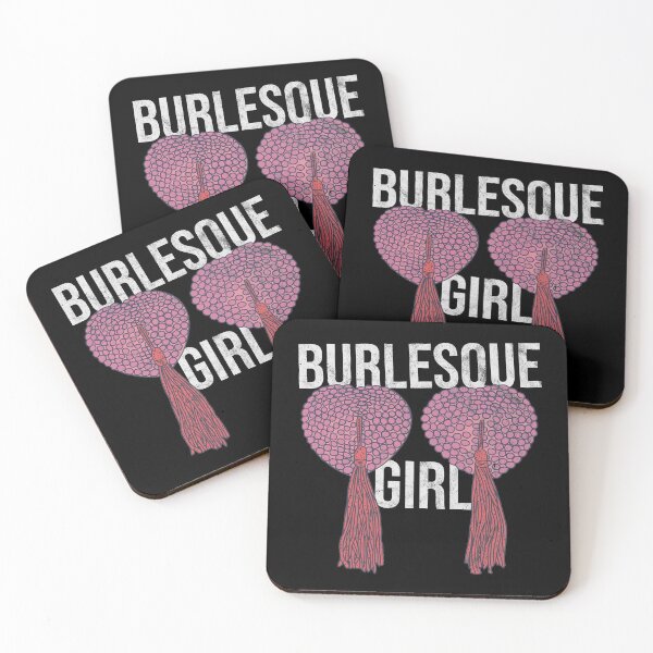Item preview, Distressed Burlesque - Burlesque Girl Text - Nipple Tassels designed and sold by DeWinnes.
