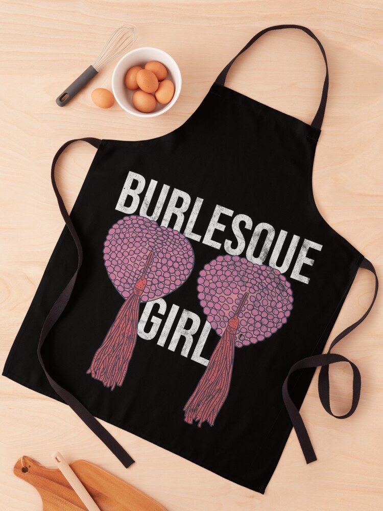 Burlesque - Burlesque Girl Text - Nipple Tassels - Burlesque - Sticker