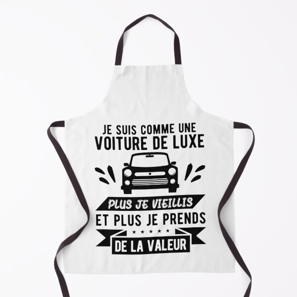 Aperçu de l'œuvre T-shirt humour - je suis comme une voiture de luxe plus je vieillis et plus je prends de la valeur ! cadeau - anniversaire créée et vendue par ali998.