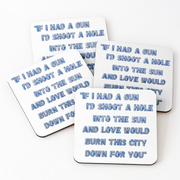 Item preview, If I Had a Gun Lyrics Noel Gallagher's High Flying Birds designed and sold by HydrangeaHollow.