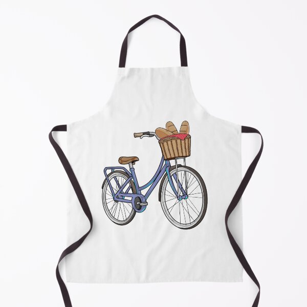 Item preview, Women's bike with Basket & Bread designed and sold by Snabdesign84.