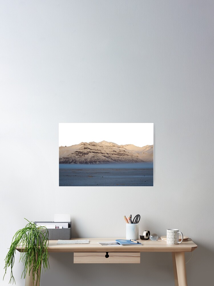 Thumbnail 2 of 3, Poster, Snowy Mountain - ICELAND designed and sold by Rohjan.