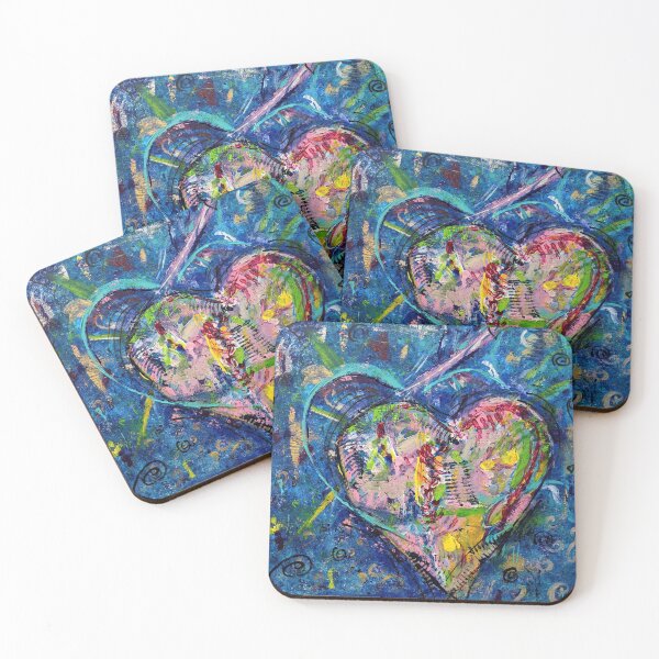Item preview, Colorful heart designed and sold by acdlart.