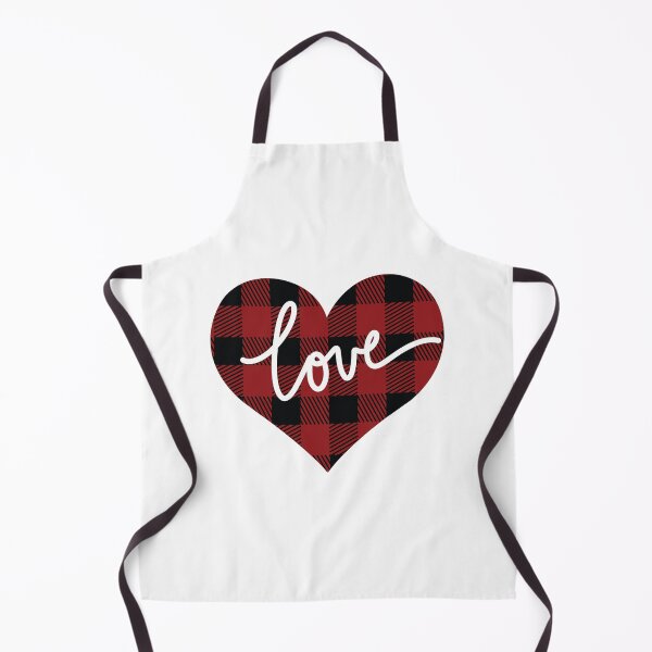 Item preview, Buffalo plaid love heart designed and sold by PepaAnaRB.