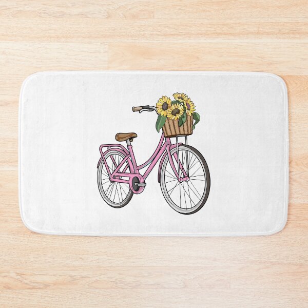 Item preview, Women's bike with Basket Flowers designed and sold by Snabdesign84.