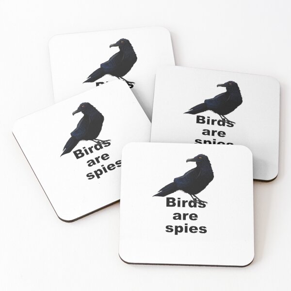 Item preview, Birds are spies sticker and more designed and sold by JanaMJ.