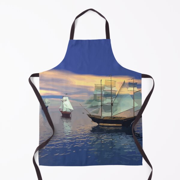 Item preview, Sailing ships in the sunrise designed and sold by harietteh.