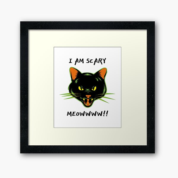 Item preview, Scary Cat | Mean Memes designed and sold by Zaralux.