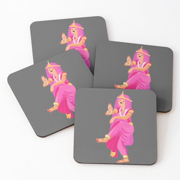 Item preview, Princess bubblegum of the adventure time in classical Bharatnatyam attire of India designed and sold by DBkaushal.