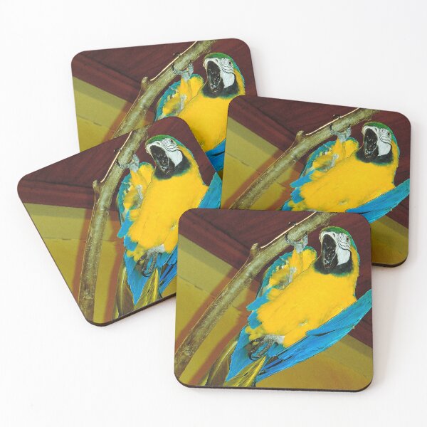 Item preview, Macaw Parrot Showing Off. designed and sold by KarenZuk.