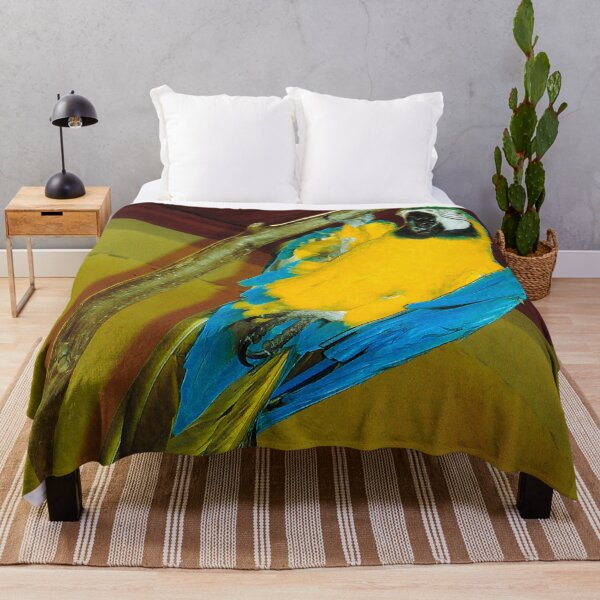 Item preview, Macaw Parrot Showing Off. designed and sold by KarenZuk.