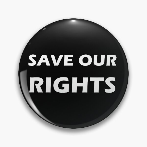 Item preview, Save our Human Rights, protest designed and sold by ArtOfRebellion.