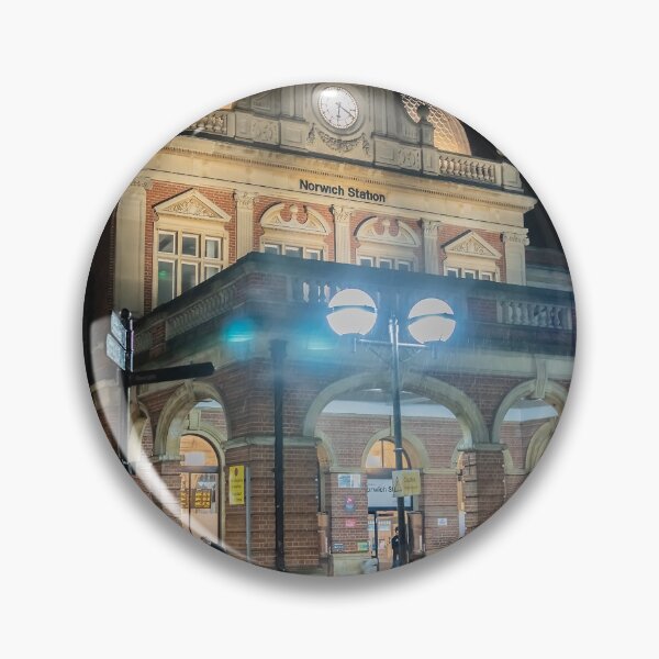 Item preview, Norwich train station captured on a dark and rainy winter's evening designed and sold by yackers1.