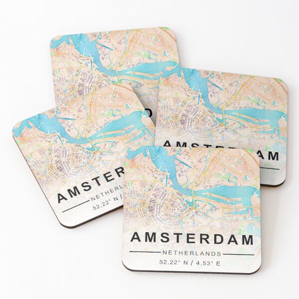 Item preview, Amsterdam MAP POSTER designed and sold by rashadat.