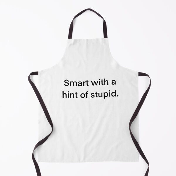 Item preview, Smart with a Hint of Stupid Typography Design designed and sold by Slletterings.