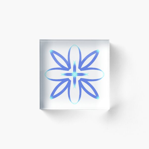 Kaleidoscope Transparent PNG 00009 Acrylic Block