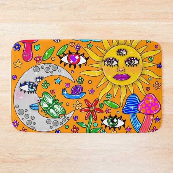 Item preview, A Trippy Moon And Sun Pattern designed and sold by VincentNiek.