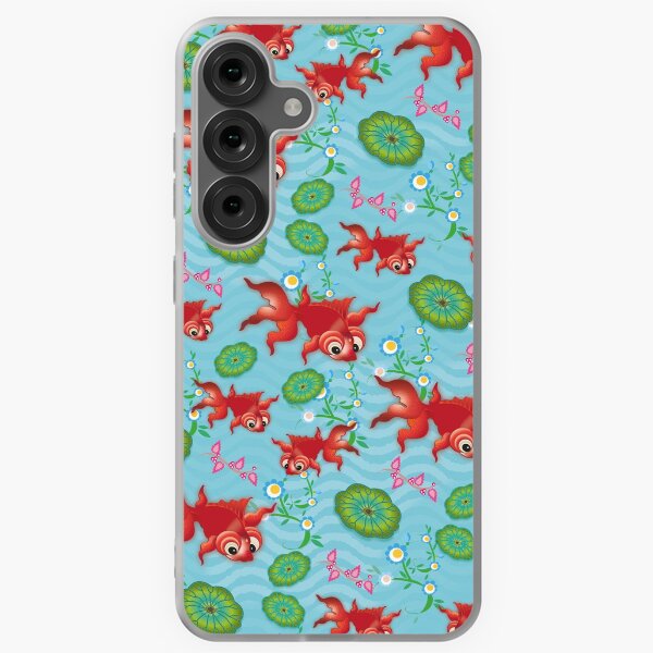 Item preview, Chinese goldfish with Asian plant pattern. designed and sold by Webstudio  2Amigos.
