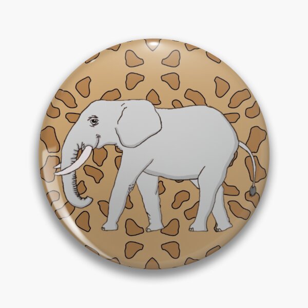 Item preview, Elephant with giraffe print designed and sold by MarbleMadness.