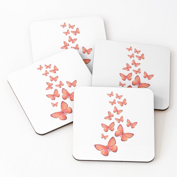 Item preview, Stylish Orange Red Butterflies designed and sold by AnnaMirella.
