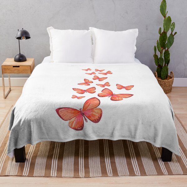 Item preview, Stylish Orange Red Butterflies designed and sold by AnnaMirella.