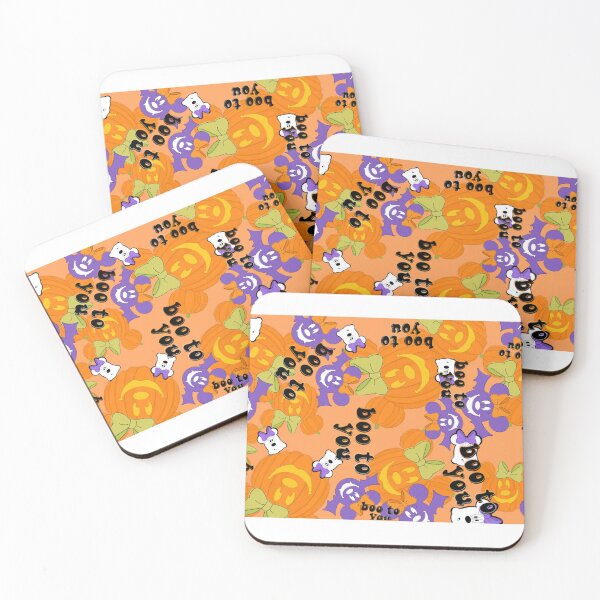 Item preview, Girly Orange Boo To You Print designed and sold by arterburnandco.