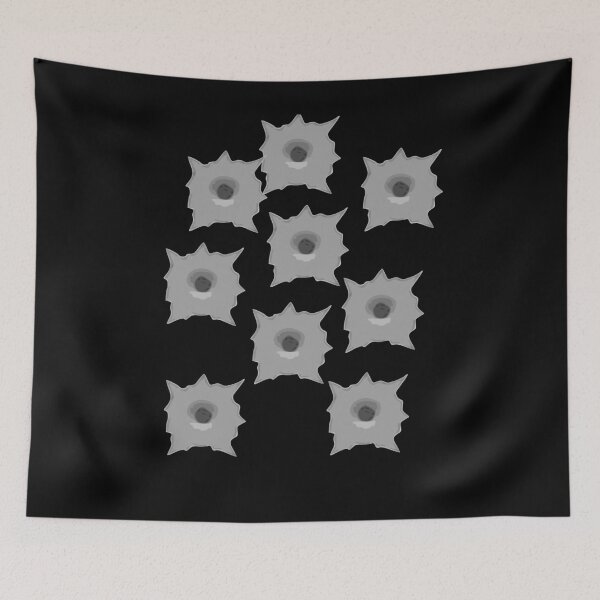 Item preview, BLACK LIVES MATTER GUN SHOT HOLE designed and sold by martinosfr.