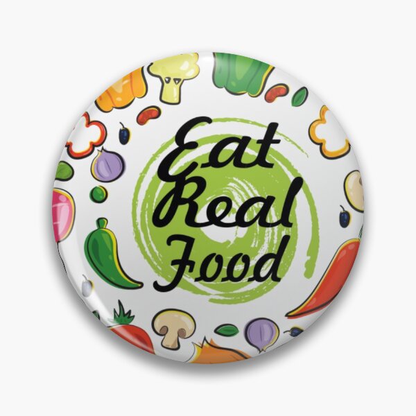 Item preview, eat real food designed and sold by Fine Art California.