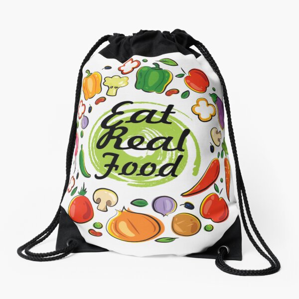 Item preview, eat real food designed and sold by Fine Art California.