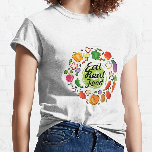 Item preview, eat real food designed and sold by Fine Art California.
