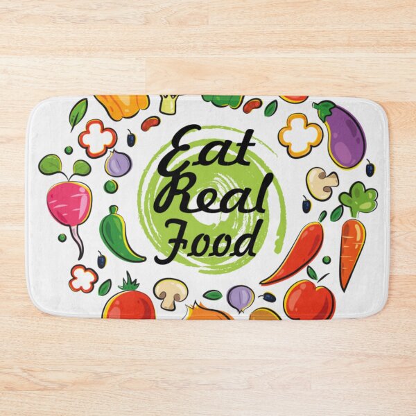 Item preview, eat real food designed and sold by Fine Art California.