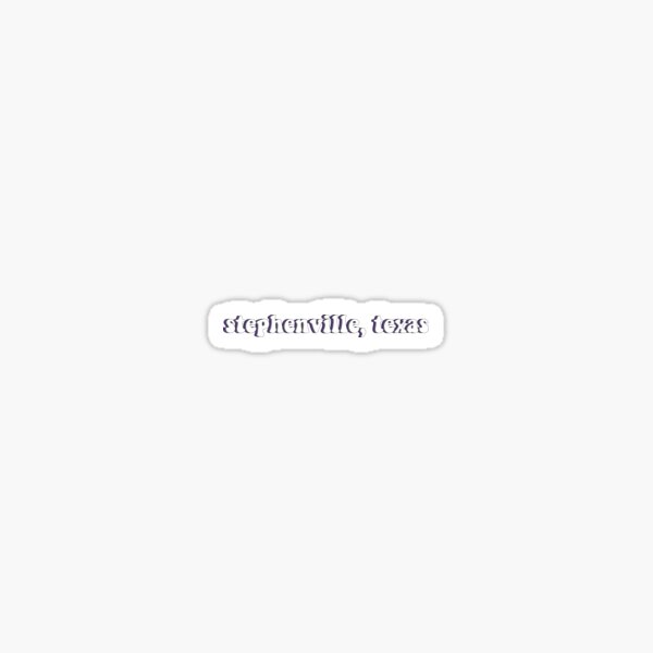 Item preview, Stephenville Texas Town Location designed and sold by x16sydneynicole.