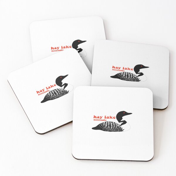 Item preview, Red Hay Lake Minnesota Loon designed and sold by BP-PRINTS.