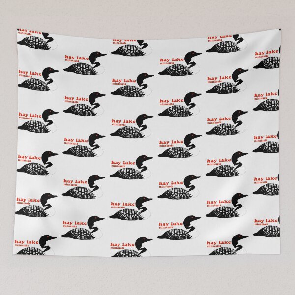 Item preview, Red Hay Lake Minnesota Loon designed and sold by BP-PRINTS.