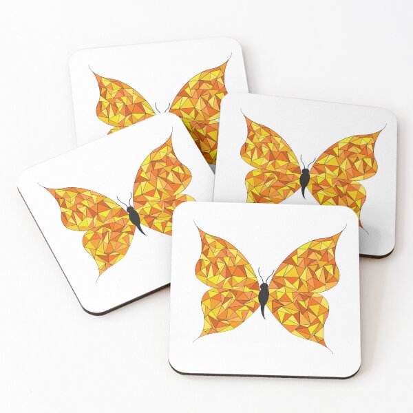 Item preview, Illustration of a geometric butterfly  designed and sold by chardragdesigns.